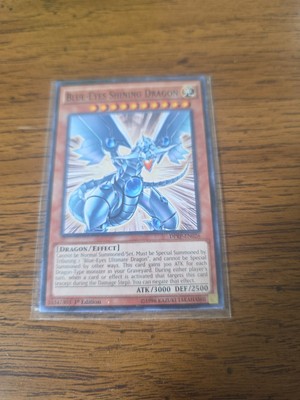 Blue-Eyes Shining Dragon LCKC-EN008 Yu-Gi-Oh Legendary Collection Kaiba-1st...-image