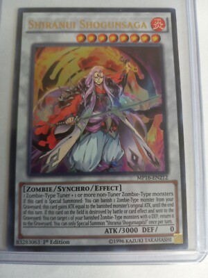 Yu-Gi-Oh! TCG Shiranui Shogunsaga Mega Pack MP16-EN212 1st Edition Near Mint-image
