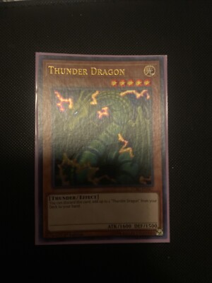 Yugioh | Thunder Dragon | LCKC | Ultra Rare | 1st Edition | Near Mint (NM)-image