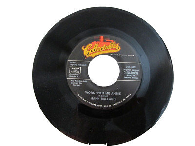 45 RECORD - HANK BALLARD - WORK WITH ME ANNIE-image