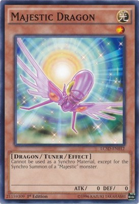 Majestic Dragon - LC5D-EN012 - Common - 1st Edition - Moderately Played-image
