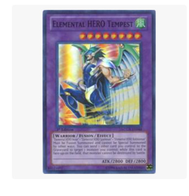 Elemental HERO Tempest LCGX-EN048 Super Rare 1st Edition NM YUGIOH-image