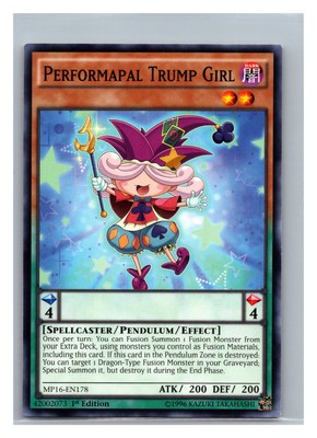 2016 Mega-Tins Mega Pack #MP16-EN178 Performapal Trump Girl-image