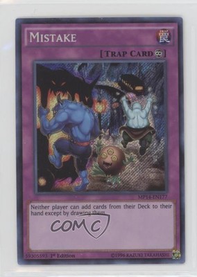 2014 Yu-Gi-Oh! Mega-Tins Mega Pack 1st Edition Mistake #MP14-EN177 0f7c-image