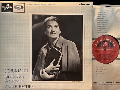 Columbia Sax 2583 UK NM Annie Fischer Schumann: Kinderscenen/Kreislerania-image