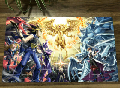 NEW YGO  TCG Playmat Duel Monsters CCG Card Game Mat Pad + Free Bag-image