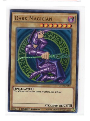 Dark Magician - 2016 Mega-Tins (CT13) indentions on left side-image