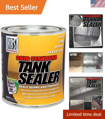 Tank Sealer Polymer 1 Gallon Water Resistant Coating for Metal Plastic-image