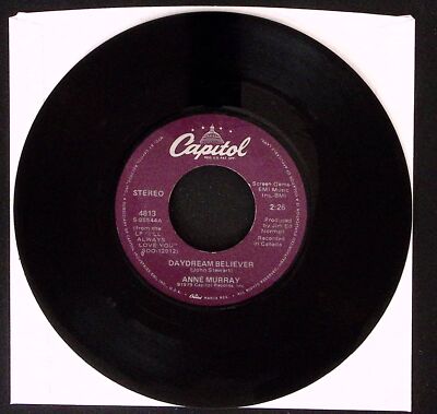 ANNIE MURRAY DO YOU THINK OF ME/DAYDREAM BELIEVER/CAPTIOL REC  VINYL 45 VG 37-23-image