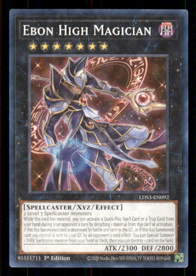 Yugioh Ebon High Magician #LDS3-EN092 Legendary Duelists: Season 3 LP-image