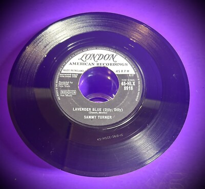 7” 45 Sammy Turner – Lavender Blue (Dilly Dilly) England 1959 Sweet Annie Laurie-image