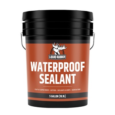 Liquid Rubber Waterproof Sealant – DIY Leak Repair Coating for Flat Metal & Low-image