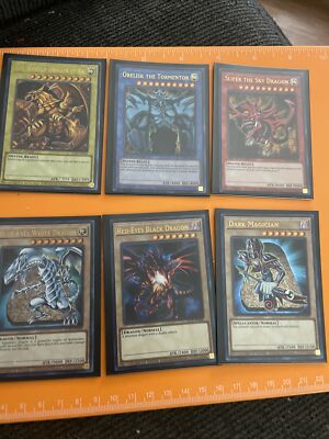 Yugioh 25th Anniversary Legendary Collection Promo Set Of 6 W/ Egyptian Gods-image