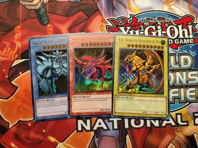 ( OBELISK, SLIFER, RA ) - Egyptian God Set - Ultra Rare - LC01 - Yu-Gi-Oh - 25th-image