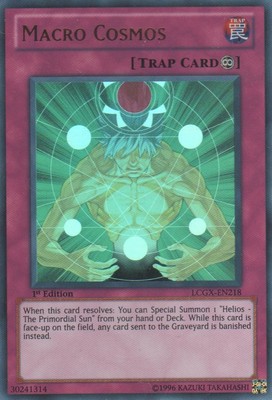 Macro Cosmos - LCGX-EN218 - Ultra Rare - 1st Edition - Heavily Played-image