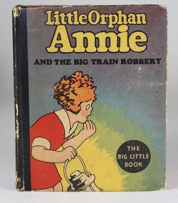 BIG LITTLE BOOK Little Orphan Annie the Big Train Robbery #1140 1935 Whitman BLB-image