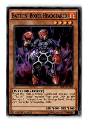Battlin' Boxer Headgeared - MP14-EN002 1st Edition - YuGiOh-LP-image