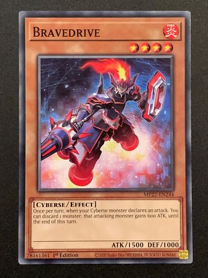 Bravedrive | MP22-EN244 | Common | 1st Edition | Mega Tin 2022 | YuGiOh TCG-image