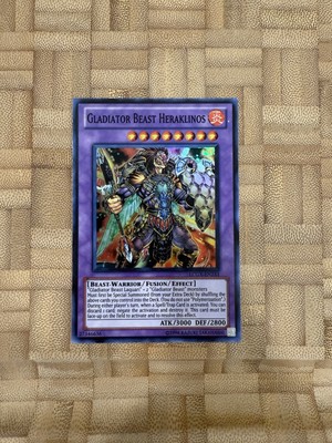 Gladiator Beast Heraklinos LCGX-EN253 Legendary Collection 2 Super Rare LP Unlim-image