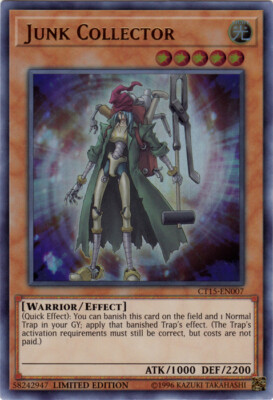 Junk Collector - CT15-EN007 - Ultra Rare - Limited Edition x3 - Lightly Played-image