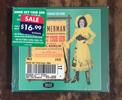Annie Get Your Gun Ethel Merman Original Broadway Cast + Bonus Tracks New New CD-image