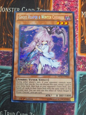 Yu-Gi-Oh! TCG Ghost Reaper & Winter Cherries MP17-EN022 Secret 1st Edition NM-image
