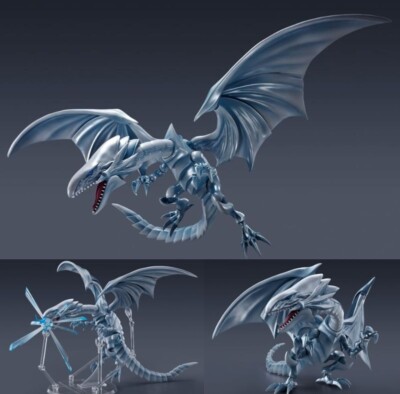 S.H.MonsterArts Yu-Gi-Oh! Duel Monsters Blue-Eyes White Dragon Used Good! Japan-image