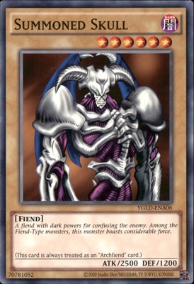Summoned Skull YGLD-ENA06 Yugioh-image