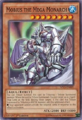 Yugioh - Mobius the Mega Monarch - 1st Edition NM - Free Holographic Card-image
