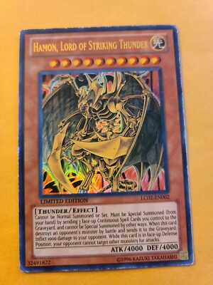 Hamon, Lord Of Striking Thunder Yu-Gi-Oh Card-LE-Legendary Collection 2-image