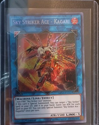 Sky Striker Ace  Kagari 2019 Gold Sarcophagus Tin Mega Pack-1st Edition-image