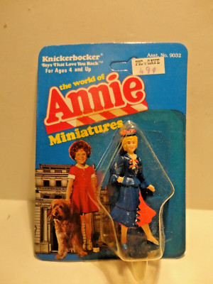 VTG 1982 NOS The World Of ANNIE Miniatures, Knickerbocker - 2.5