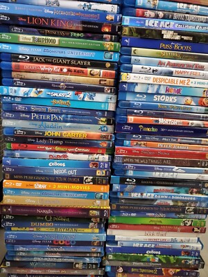 DVD and Blu Ray Kids Disney Family Movies Pick and Choose-image