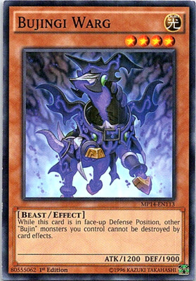 Bujingi Warg MP14-EN113 Yu-Gi-Oh! Light Play 1st Edition-image