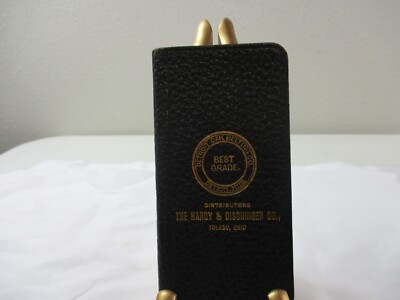 Antique Detroit Oak Belting Advertising Sales Notebook 1914 Toledo OH-image