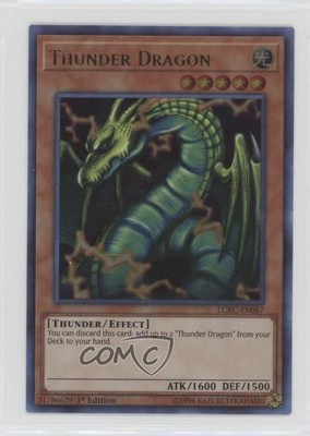 2018 Yu-Gi-Oh! - Legendary Collection Kaiba 1st Edition Thunder Dragon 16mc-image