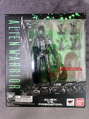 Alien Warrior AVP S.H. MONSTERARTS UNOPENED BANDAI 2014 Romulus Xenomorph New-image