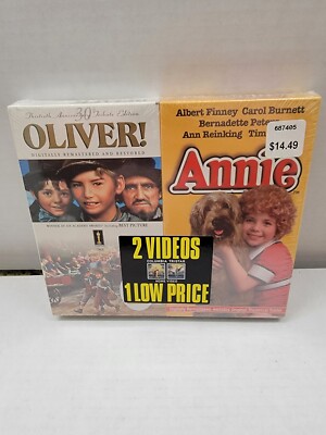 Annie Oliver Two Tape VHS Set New Sealed-image