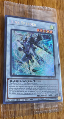 Sealed Yu-Gi-Oh 2018 Mega Tin - Junk Speeder HOLO CT15-EN002 - Promo Pack - TCG-image