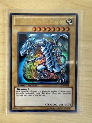 Yugioh - Blue-Eyes White Dragon LC01-EN004 Ultra Rare   - NM-image