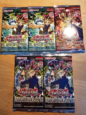5× SEALED SPANISH BOOSTERS●Legendary Collection: 25th Anniversary●YUGIOH-image