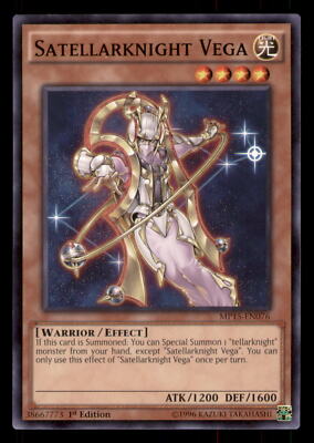 Yugioh Satellarknight Vega #MP15-EN076 2015 Mega-Tins Mega Pack LP-image