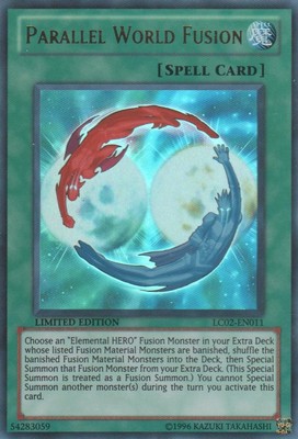 Parallel World Fusion - LC02-EN011 - Ultra Rare - Limited Edition - Moderately P-image