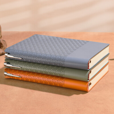 Thick PU Leather Journal A5 Notebook Lined Paper Writing Diary Planner 360 Pages-image