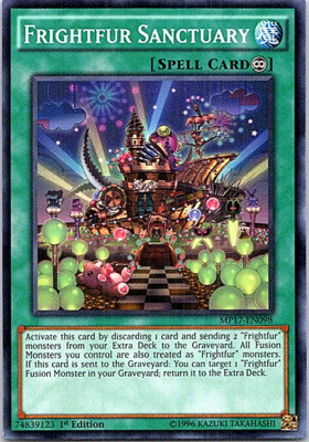 Frightfur Sanctuary MP17-EN098 Yu-Gi-Oh! Light Play 1st Edition-image