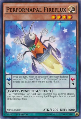Performapal Fireflux - MP17-EN003 - Common - 1st Edition Near Mint 2017 Mega Tin-image