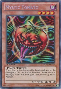 Mystic Tomato - 1st Edition Legendary Collection 3: Yugi's World HP YuGiOh-image