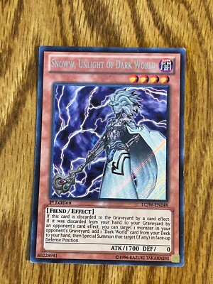 Yu-Gi-Oh! TCG Snoww, Unlight of Dark World Legendary Collection 4 Mega-Pack LP-image