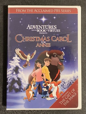 NEW Adventures from the Book of Virtues A Christmas Carol for Annie DVD PBS RARE-image