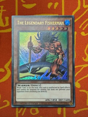 YUGIOH THE LEGENDARY FISHERMAN ULTRA RARE SEALED LART-EN020 LOST ARM-image